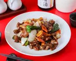 牛肉オイスターソース炒め Beef Stir-Fry with Oyster Sauce（本格中国料理 龍華軒）
