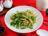 豚肉とピーマン細切り炒め Sliced Pork and Green Pepper Stir-Fry（本格中国料理 龍華軒）