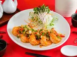 天使の海老上海風炒め Shanghai-Style Shrimp Stir-Fry（本格中国料理 龍華軒）