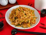 四川風焼きそば Sichuan-Style Fried Noodles（本格中国料理 龍華軒）