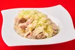 蒸し鶏のネギソース Steamed Chicken in Spring Onion Sauce（本格中国料理 龍華軒）