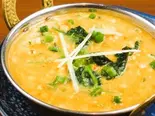 ほうれん草豆カレーナンセット (Sag Mame Curry Nan Set)(アジアンエスニック料理 ハヌマン)