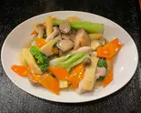 五目野菜炒め(中華小皿料理 美食苑)