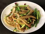 牛の胃袋の辛み炒め(中華小皿料理 美食苑)