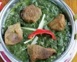 マトンとほうれん草カレー/Mutton and Spinach Curry（ローカルスパイシーシタラ）