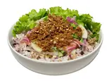 クリーミーごまドレッシングのピリ辛担々サラダ丼（Green×Greenカメイドクロック店）