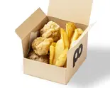 チキン唐揚げ＆フライドポテト [Chicken Karaage ＆ French Fries]（ポーたま 福岡赤坂店）