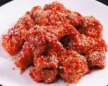 骨付きヤンニョムチキン(ハーフサイズ)（番長）