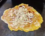 チーズイカ焼き（お好み焼き イカ焼き 油かすそば飯 おでん 奄美堂）
