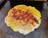 キムチイカ焼き（お好み焼き イカ焼き 油かすそば飯 おでん 奄美堂）