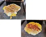 油かすイカ焼き＆キムチイカ焼き（お好み焼き イカ焼き 油かすそば飯 おでん 奄美堂）