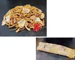 イカ焼き＆豚イカミックスソース焼きそば（お好み焼き イカ焼き 油かすそば飯 おでん 奄美堂）