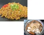 おでん5種盛り＆豚そば飯（お好み焼き イカ焼き 油かすそば飯 おでん 奄美堂）