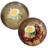 【自家製スープ,ソース】冷麵 + ビビン冷麵(韓国料理オイソ)