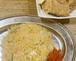 チャーハン、唐揚げセット（麺や舞心(まいこ) 上新庄店）
