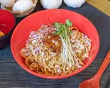 当店人気NO.2  だにえるパンチ Daniel Punch（麺喰い メン太ジスタ まぜそば menkui mentajisuta mazesoba）
