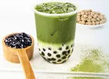 黒糖抹茶タピオカミルクラテ黑糖抹茶珍珠牛奶（茶々真珠ミルクティー）