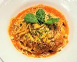ベーコン＆トマトソースパスタ Bacon ＆ tomato（すず風CAFÉ 話題のCOSTA COFFEEの店）