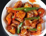 パニールチリ Paneer Chilli（インド料理プルニマ横浜西口店）