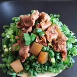 【当店人気No.2】自家製すじコンねぎ焼き(広島お好み焼き かじ多)