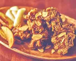 ペダルチキン【ガーリック醤油】「骨無し」大根ピクルス・お餅・ポテト付きPEDAL GARLIC SOY SAUCE（カントンの思い出ペダルチキン西国分寺）