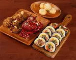 ぺブロセット「満腹」大根ピクルス・お餅・ポテト付き PEBLO SET（カントンの思い出ペダルチキン西国分寺）