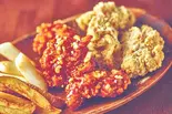 バンバンダブルセット大根ピクルス・お餅・ポテト付き Bang Bang Double Set（カントンの思い出ペダルチキン西国分寺）