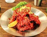 <骨無>ヤンニョムチキン400gハーフ（チョゴリ）