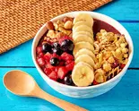 たっぷりバナナと4種のベリーのアサイーボウル（【アサイーボウル】ALOHA SPOON～Acai bowl cafe～ 曙店）