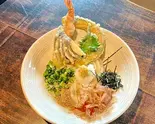 温 えび天ぶっかけうどん（釜あげうどん 楽）