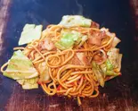 貝柱焼そば Scallop Yakisoba(サザレ)