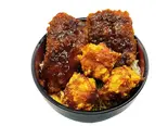 唐揚げモモカツ丼（九州鳥若丸 ヤマダデンキTeccLIFESELECT店）