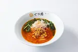 赤い鶏塩ラーメン（麺処ぐり虎 大阪なんばスカイオ店）