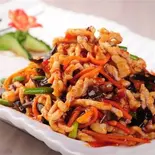 魚香肉絲セット（中華料理 裕華楼）