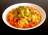 トマトの卵炒めセット（中華料理 裕華楼）