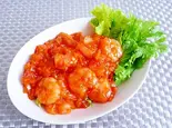 エビチリセット（中華料理 裕華楼）