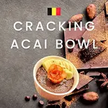 大人気！パリっとチョコクラッキングアサイーボウル（アサイーボウルとタピオカドリンクの話題店 Hills bowl ヒルズボウル帝塚山店）