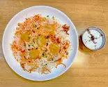 プラウンムグライビリヤニ【M】(ライタまたはミニカレー付き)/Prawn Mughlai Biryani【M】 (with Raita or Curry)（カビールジー インドカレー）