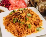 チキンビリヤニchicken biryani(インド風焼き飯)（本格タンドリーカフェ虹）