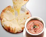 【当店人気NO.1】チーズナンセット Cheese Naan Set（ナマステキッチン溝口店）