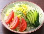 【4】季節のサラダ/Seasonable Salad（ナマステキッチン溝口店）