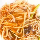 豚肉細切りあんかけご飯（味中味）