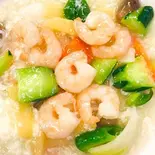 芝海老の卵白仕立て（味中味）
