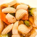 イカのXO醤油炒め（味中味）