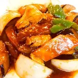 豚肉とナスの味噌炒め（味中味）