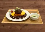 ハンバーグデミグラスオムライス(スープ・サラダ付き)（たまごダイニング 卵と玉子）
