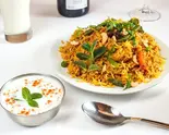 ベジタブルビリヤニ Vegetable Biryani（南インドレストラン プラバード）
