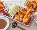 ヘレエビ弁当（とんかつ道場 玉出店）