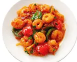 エビ・チリPrawn Chilli（インド料理ラソイ 本通り店）