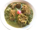 マトンとほうれん草カレーMutton ＆ Spinach Curry（インド料理ラソイ 本通り店）
